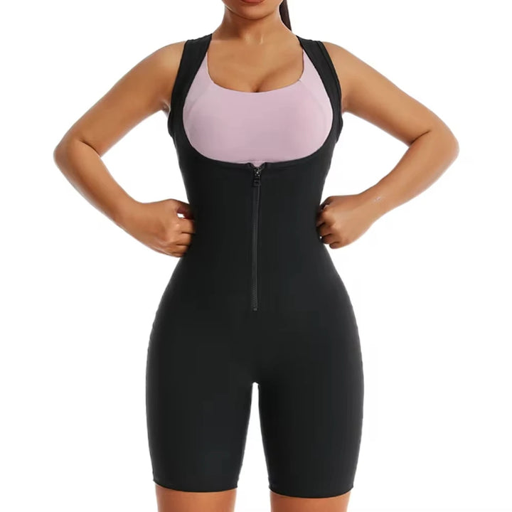 SaunaFit Zip Bodysuit